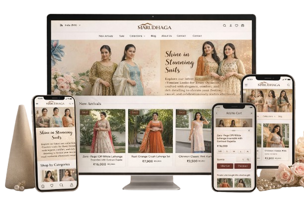 Marudhaga Website Mockup
