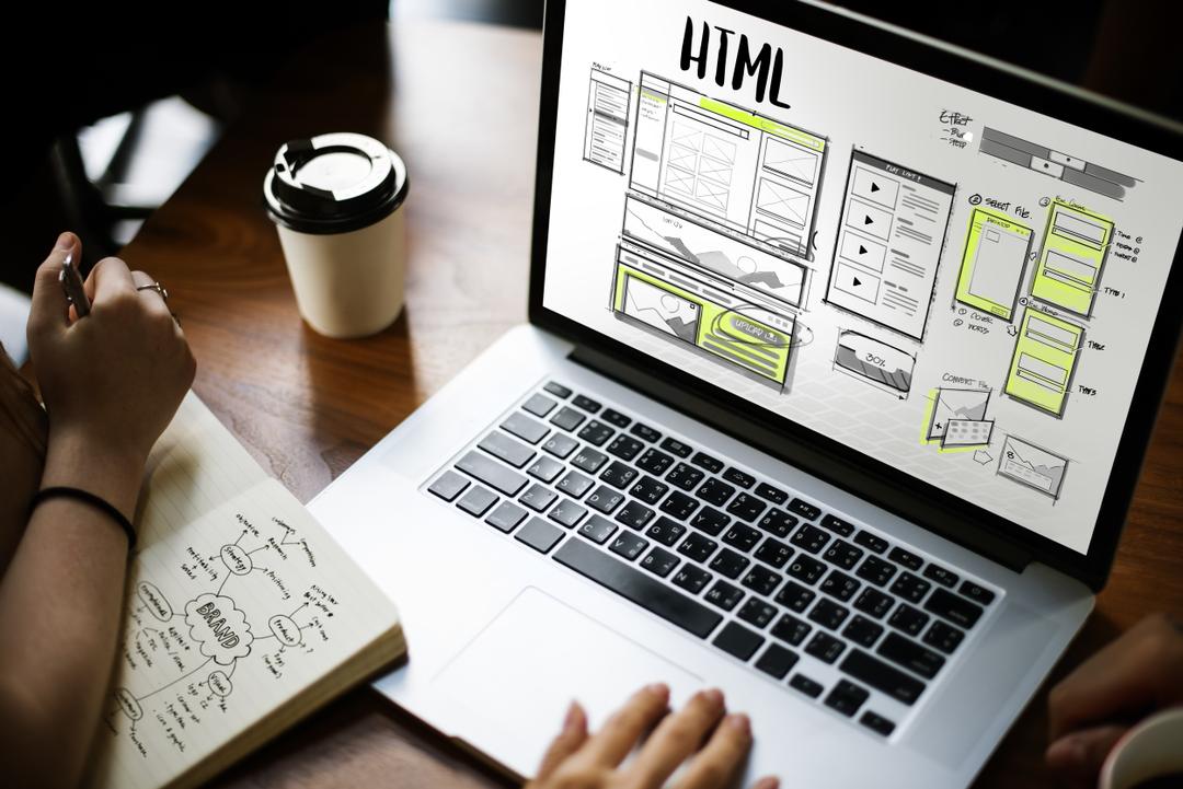 Website design illustration